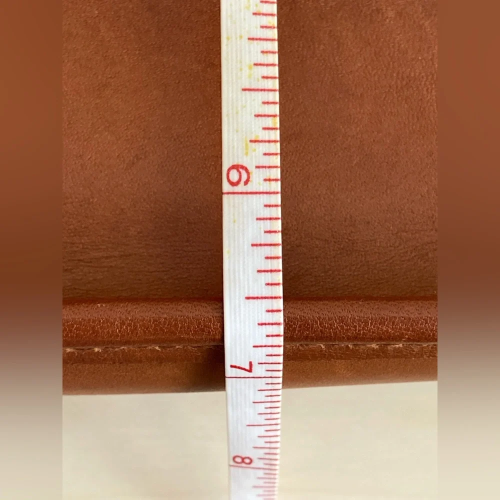 Classic Caramel Leather Crossbody Bag by Hunt Club - Picture 12 of 13